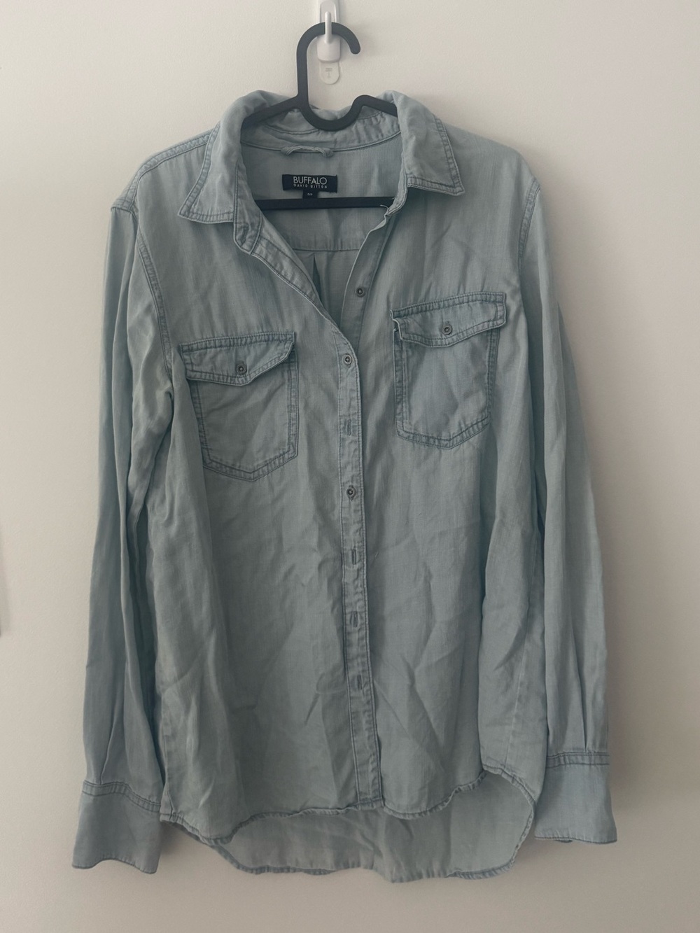 Buffalo David Burton Chambray Ombré Button Up